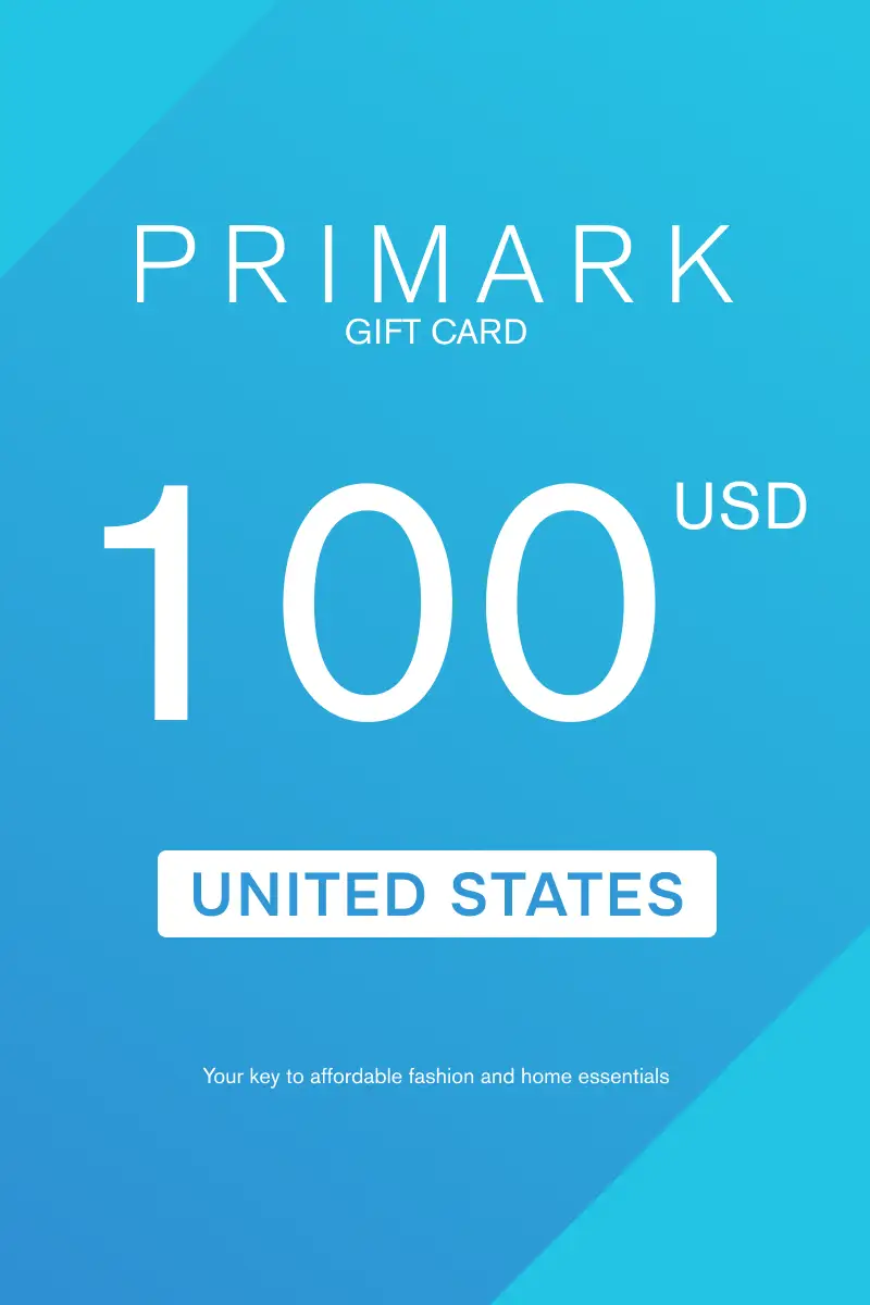Primark 100 USD Gift Card (United States) - Digital Key