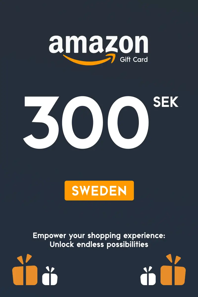 Amazon 300 SEK Gift Card (Sweden) - Digital Key