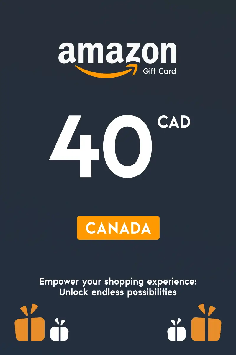 Amazon 40 CAD Gift Card (Canada) - Digital Key