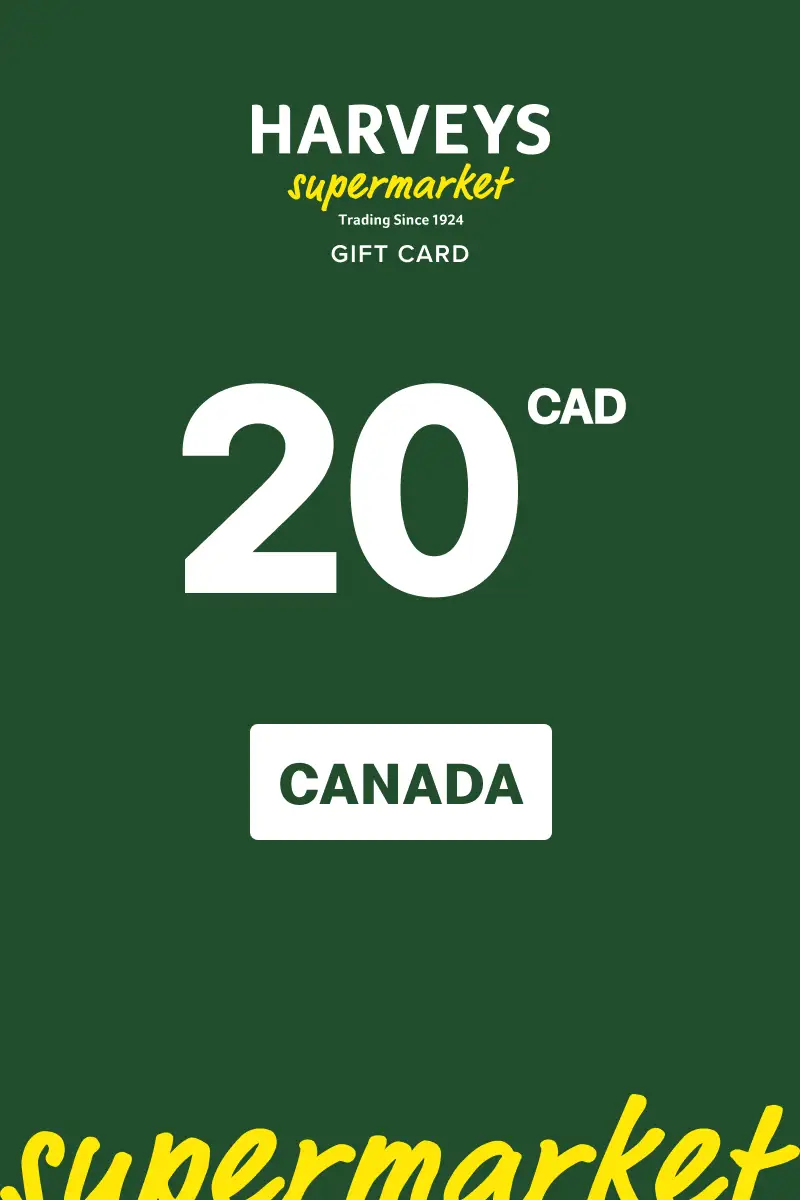 Harvey’s 20 CAD Gift Card (Canada) - Digital Key