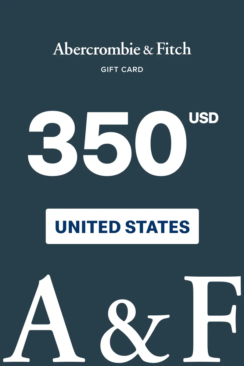 Abercrombie and Fitch 350 USD Gift Card (United States) - Digital Key