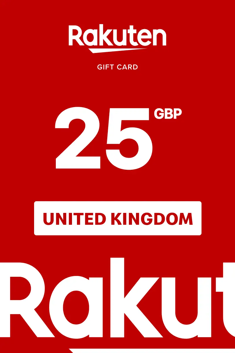 Rakuten Kobo 25 GBP Gift Card (United Kingdom) - Digital Key
