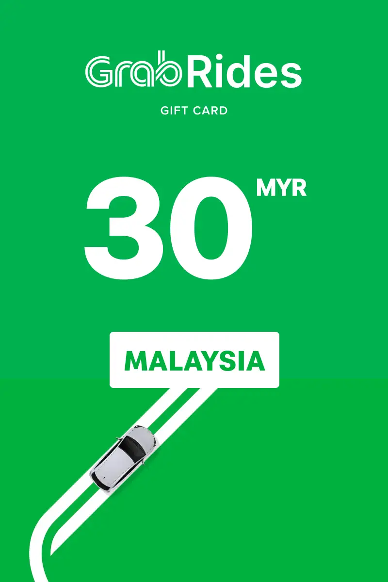 Grab Rides 30 MYR Gift Card (Malaysia) - Digital Key