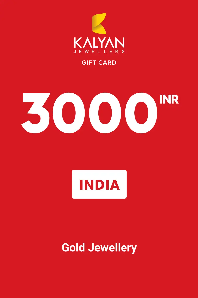 Kalyan Gold Jewellery 3000 INR Gift Card (India) - Digital Key