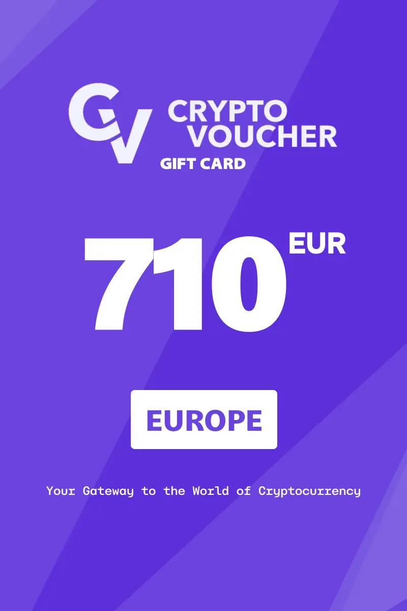 Crypto Voucher 710 EUR Gift Card (Europe) - Digital Key