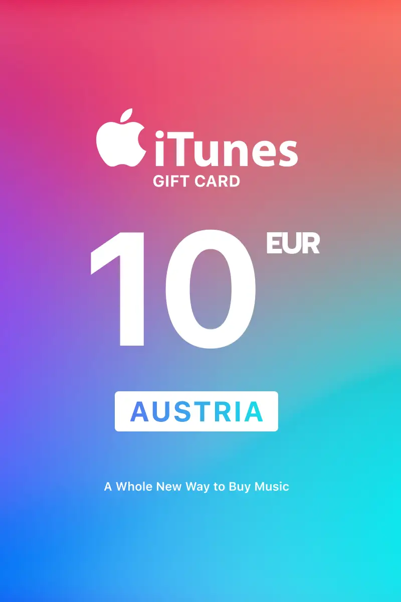 Apple iTunes 10 EUR Gift Card (Austria) - Digital Key