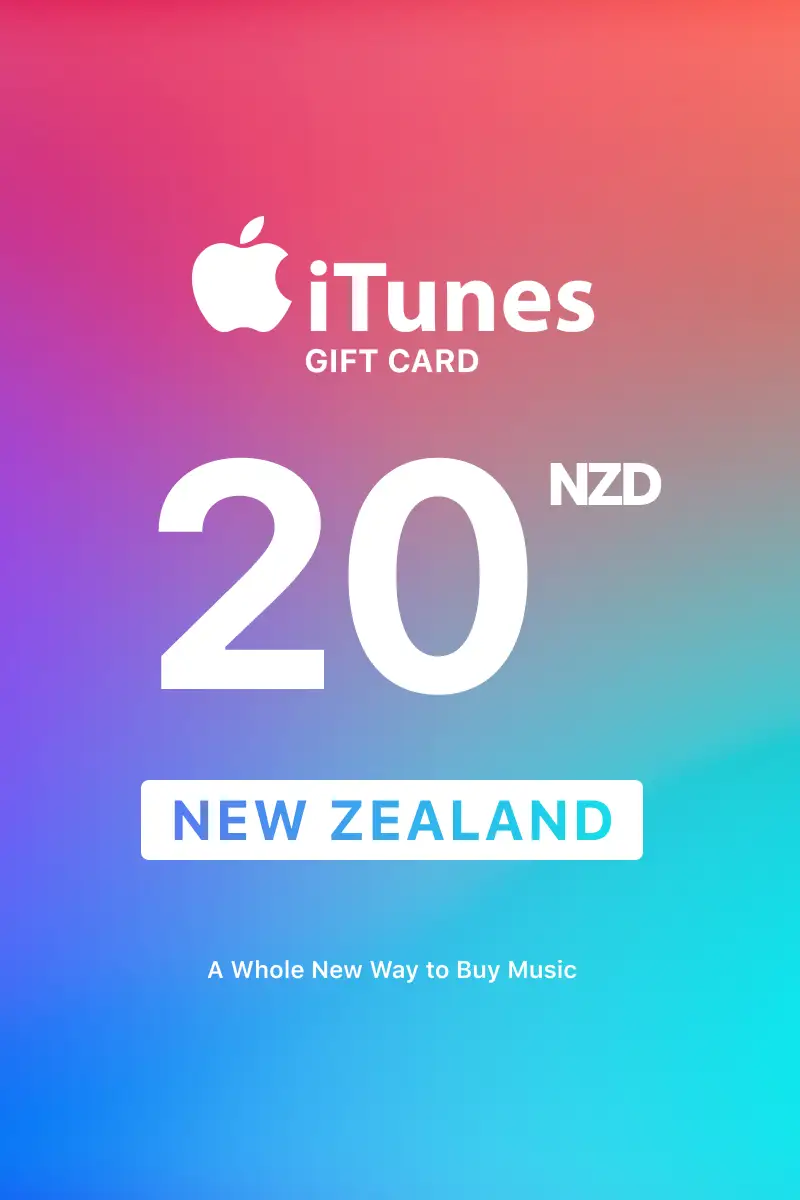 Apple iTunes 20 NZD Gift Card (New Zealand) - Digital Key