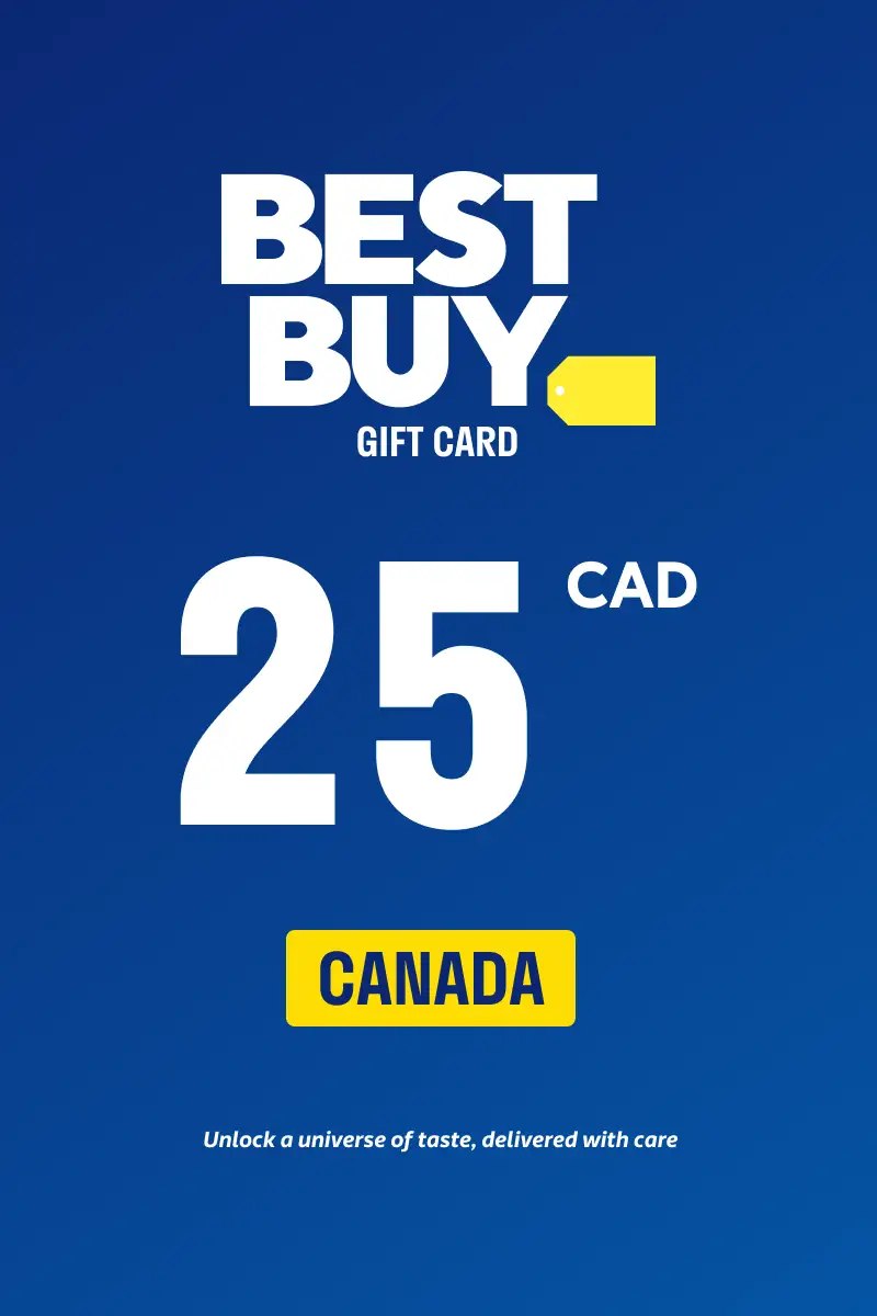 Best Buy 25 CAD Gift Card (Canada) - Digital Key