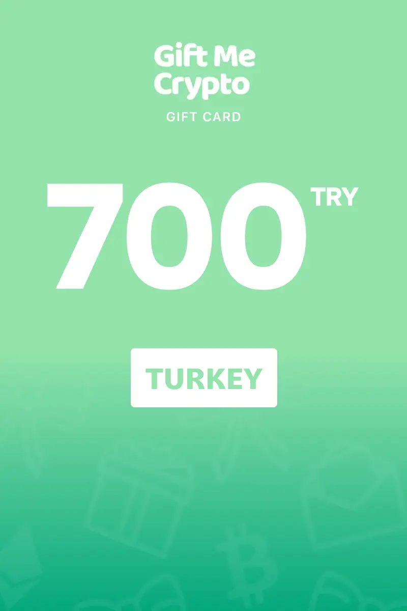 Gift Me Crypto 700 TRY Gift Card (Turkey) - Digital Key