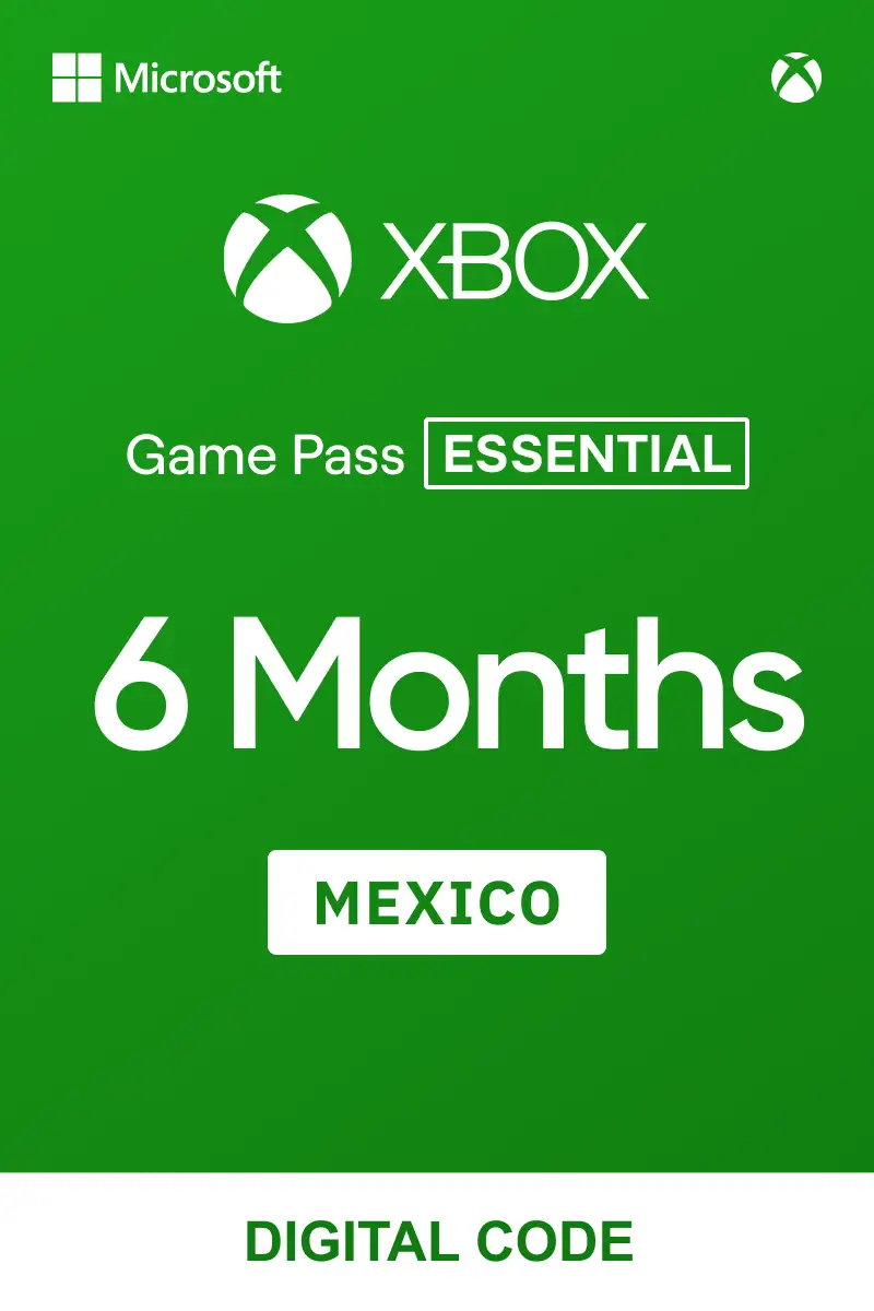 Xbox Game Pass Core (Essential) 6 Months (Mexico) - Xbox Live - Digital Key