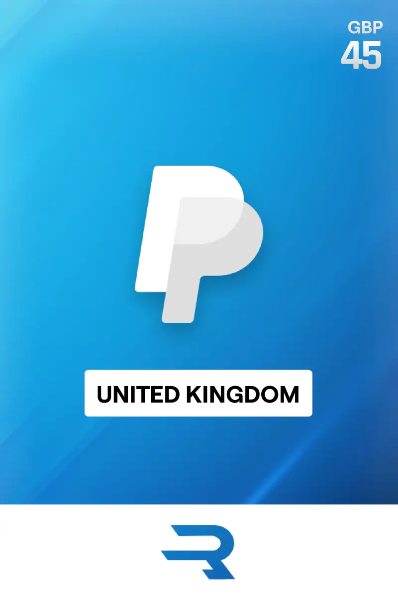 Rewarble Paypal 45 GBP Gift Card (United Kingdom) - Rewarble - Digital Key