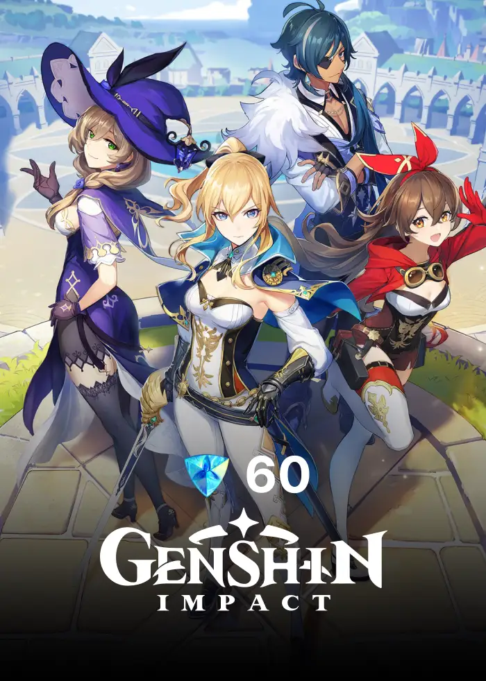 Top Up Genshin Impact: 60 Genesis Crystals