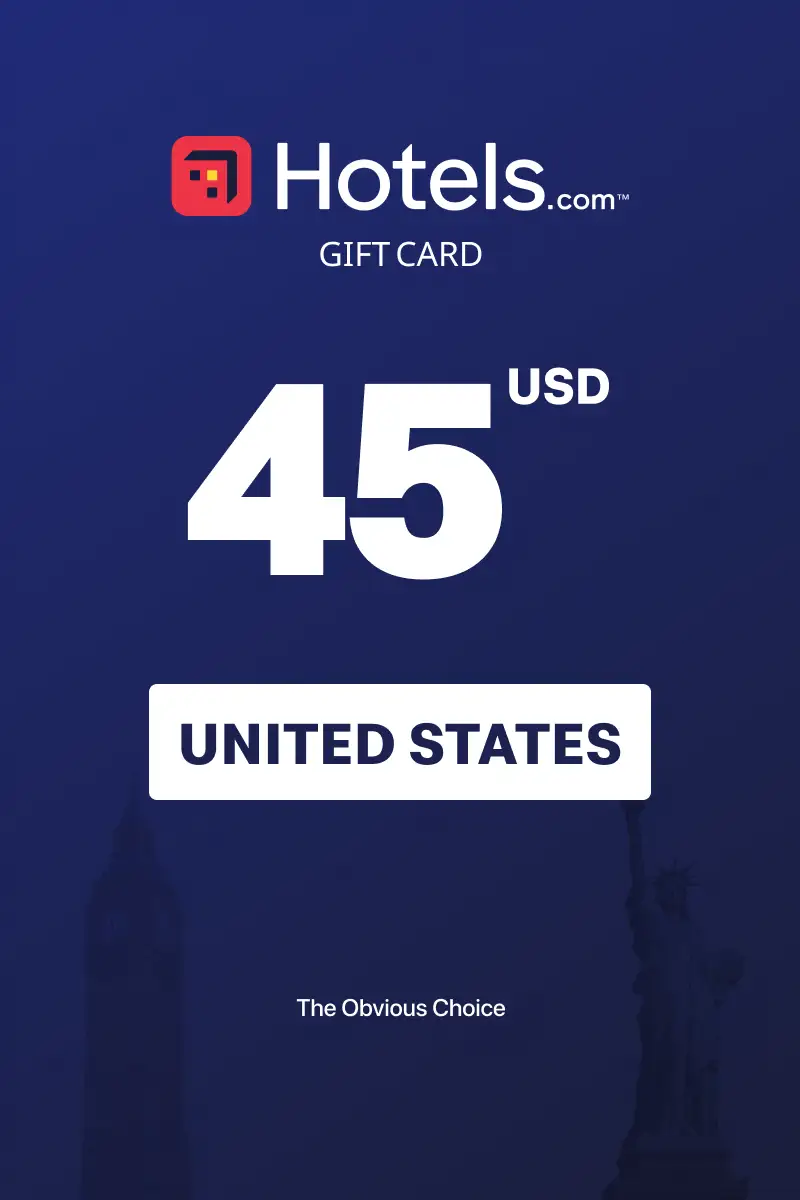 Hotels.com 45 USD Gift Card (United States) - Digital Key