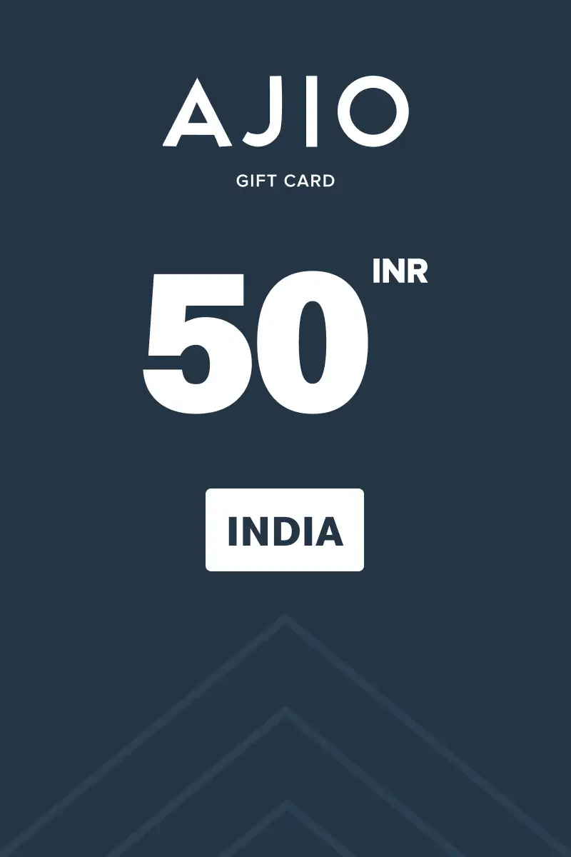 AJIO 50 INR Gift Card (India) - Digital Key