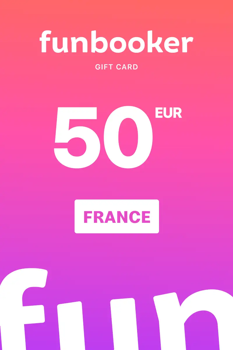 Funbooker 50 EUR Gift Card (France) - Digital Key