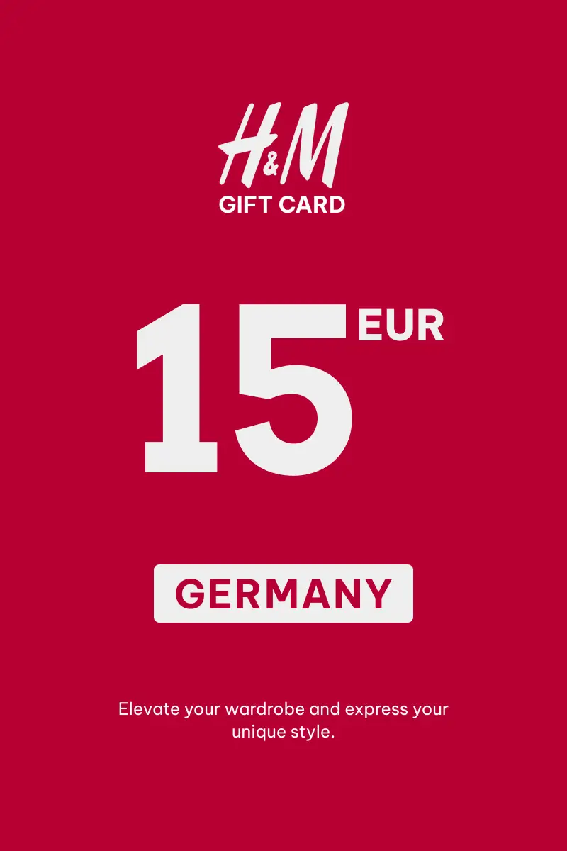 HandM 15 EUR Gift Card (Germany) - Digital Key
