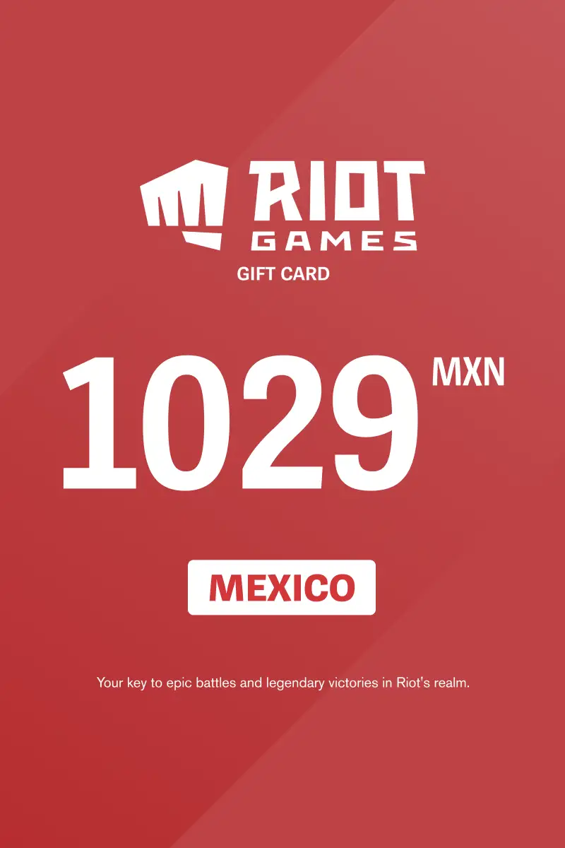 Riot Access 1029 MXN Gift Card (Mexico) - Digital Key