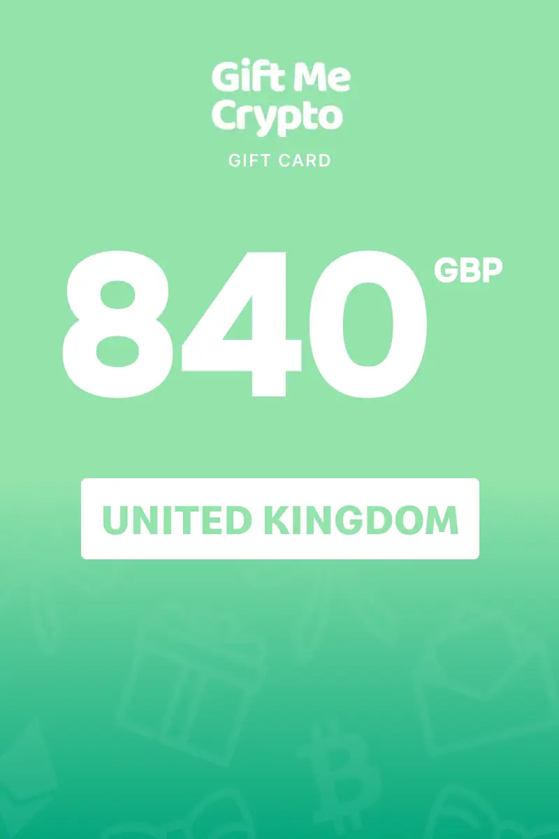 Gift Me Crypto (ETH) 840 GBP Gift Card (United Kingdom) - Digital Key