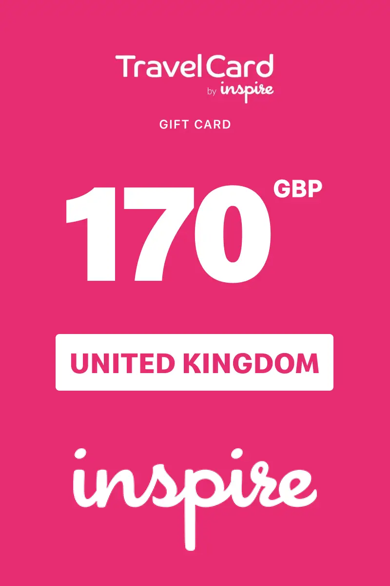 TravelCard by Inspire 170 GBP Gift Card (United Kingdom) - Digital Key