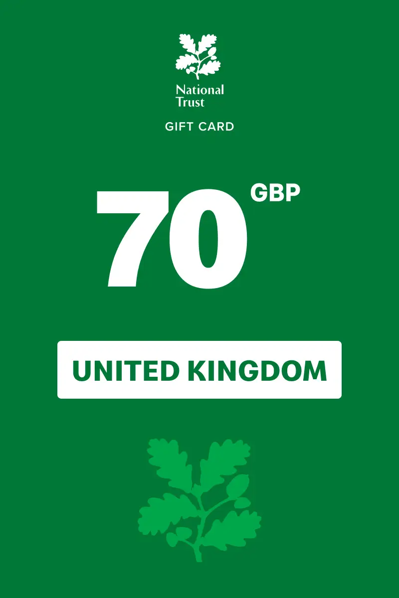 National Trust 70 GBP Gift Card (United Kingdom) - Digital Key