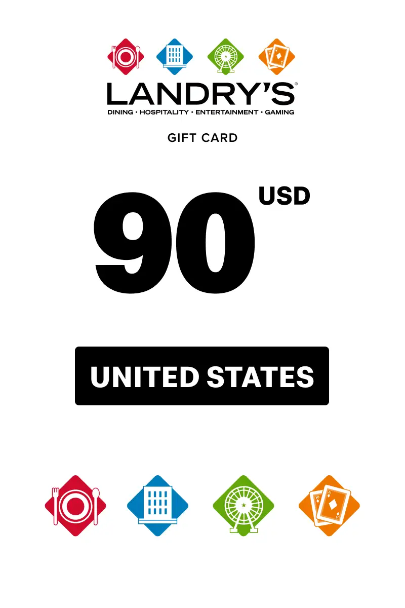 Landrys Restaurant 90 USD Gift Card (United States) - Digital Key