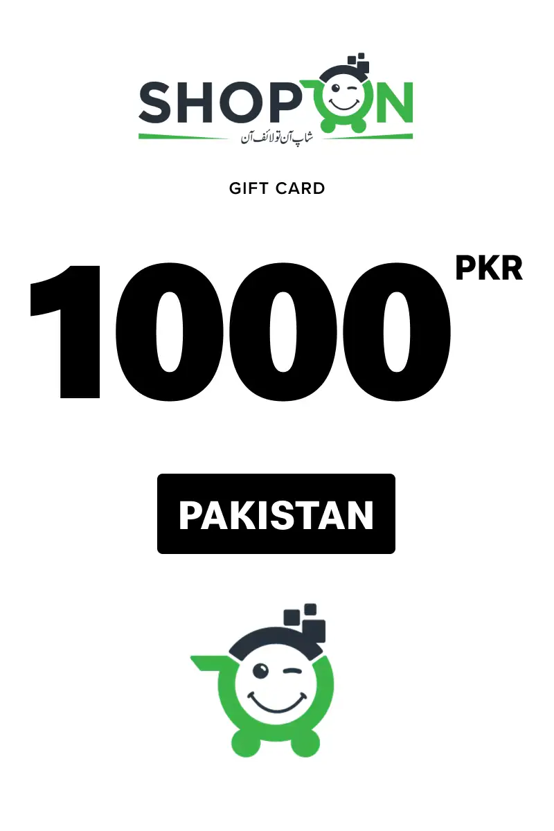 Shopon.pk 1000 PKR Gift Card (Pakistan) - Digital Key