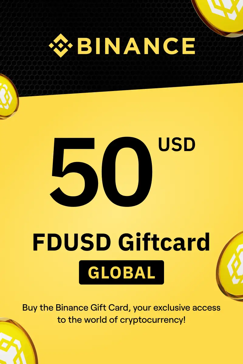 Binance (FDUSD) 50 USD Gift Card (Global) - Digital Key