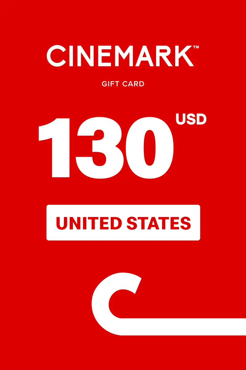 Cinemark 130 USD Gift Card (United States) - Digital Key