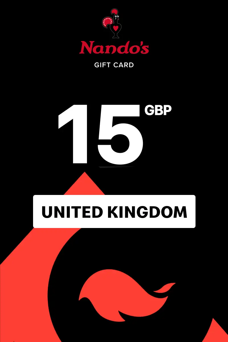 Nando's 15 GBP Gift Card (United Kingdom) - Digital Key