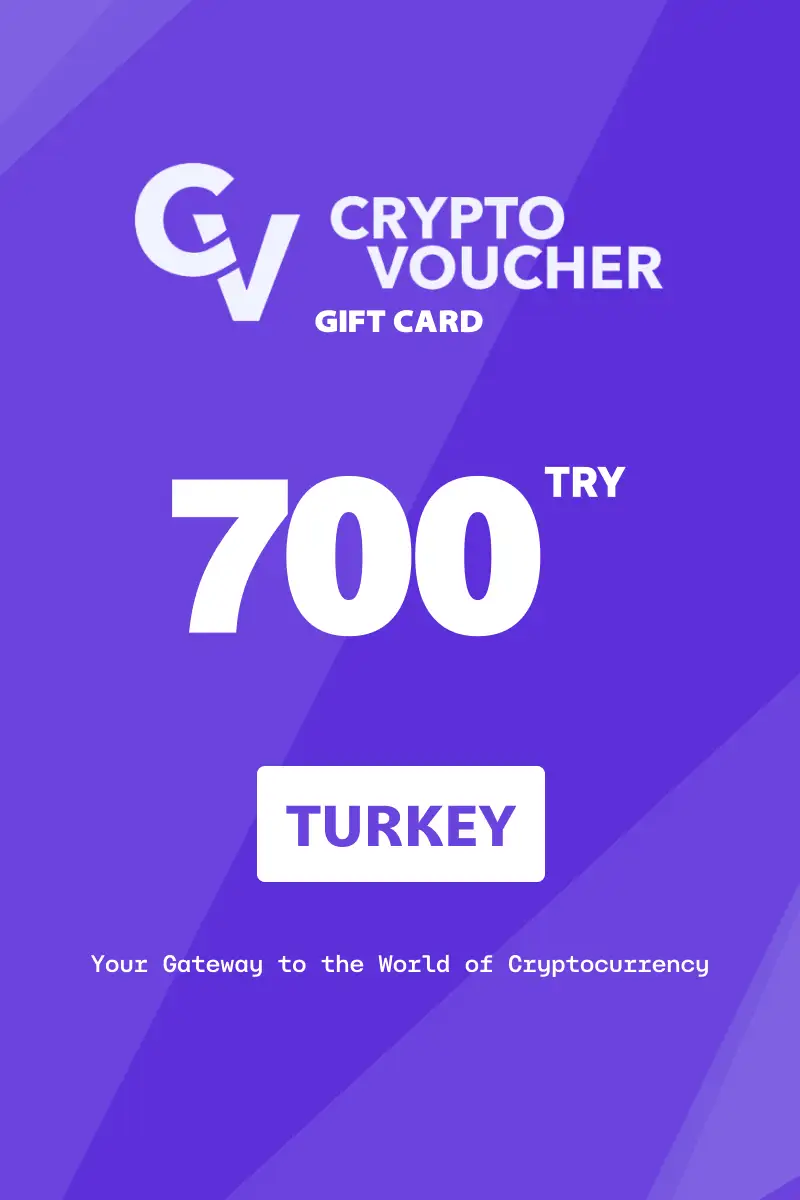 Crypto Voucher 700 TRY Gift Card (Turkey) - Digital Key