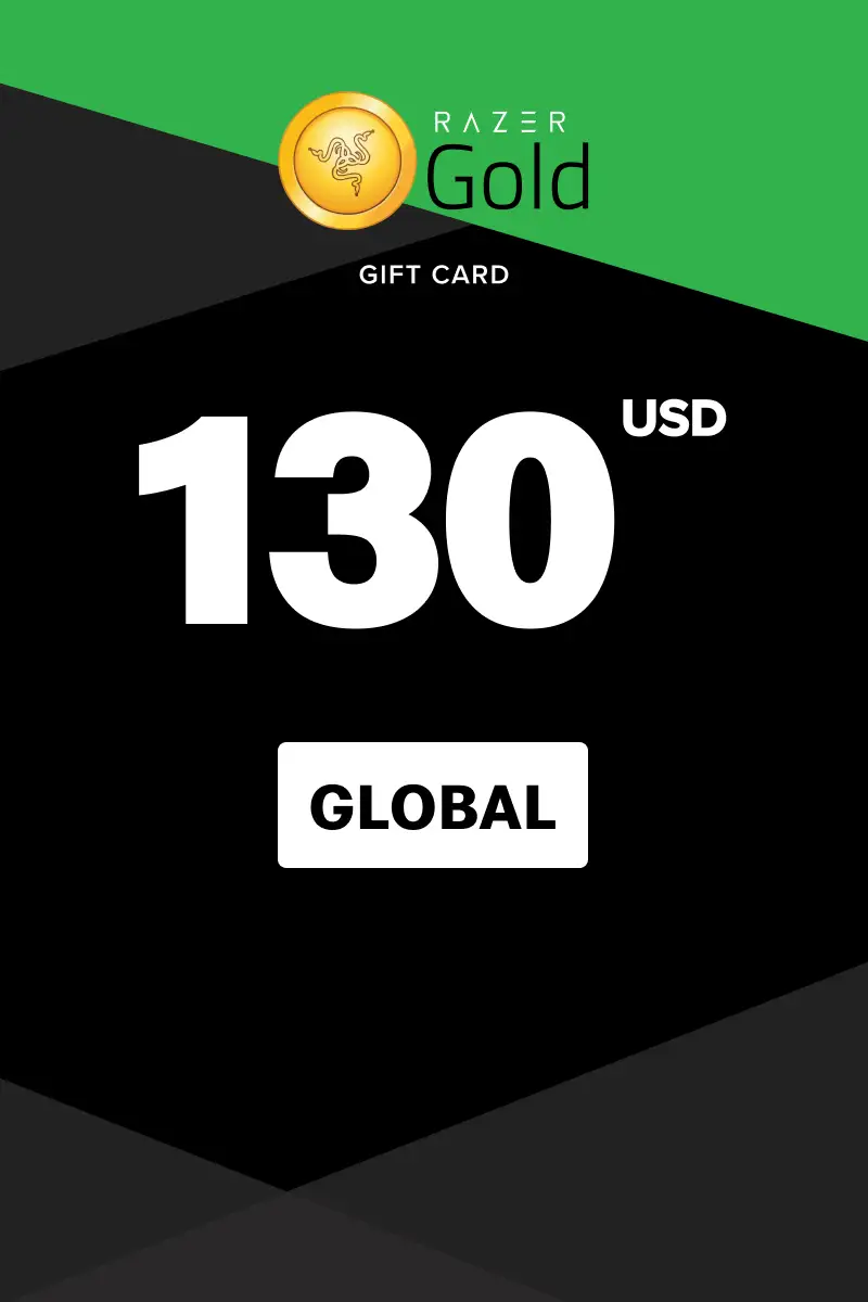 Razer Gold 130 USD Gift Card (Global) - Digital Key