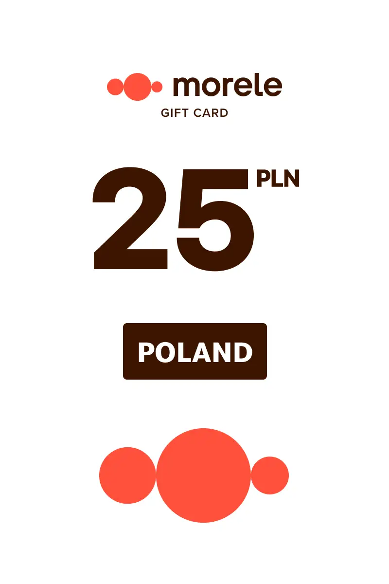Morele.net 25 PLN Gift Card (Poland) - Digital Key