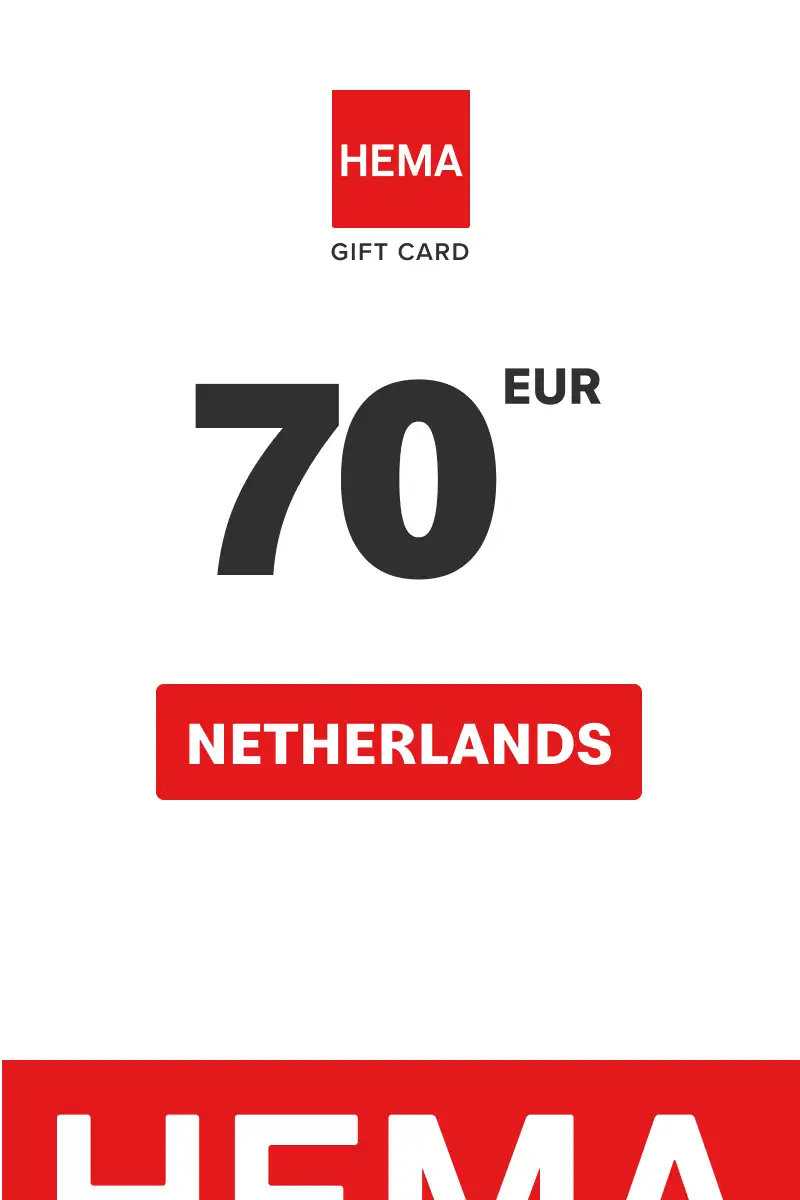 HEMA 70 EUR Gift Card (Netherlands) - Digital Key