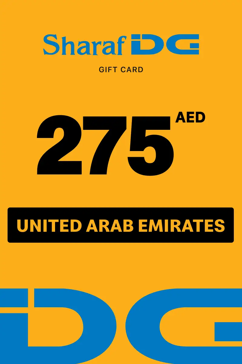 Sharaf DG 275 AED Gift Card (United Arab Emirates) - Digital Key