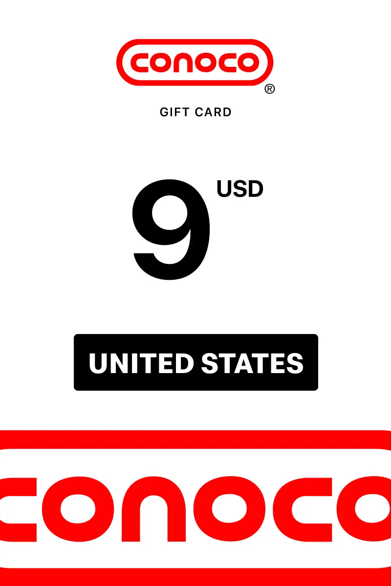 Conoco 9 USD Gift Card (United States) - Digital Key