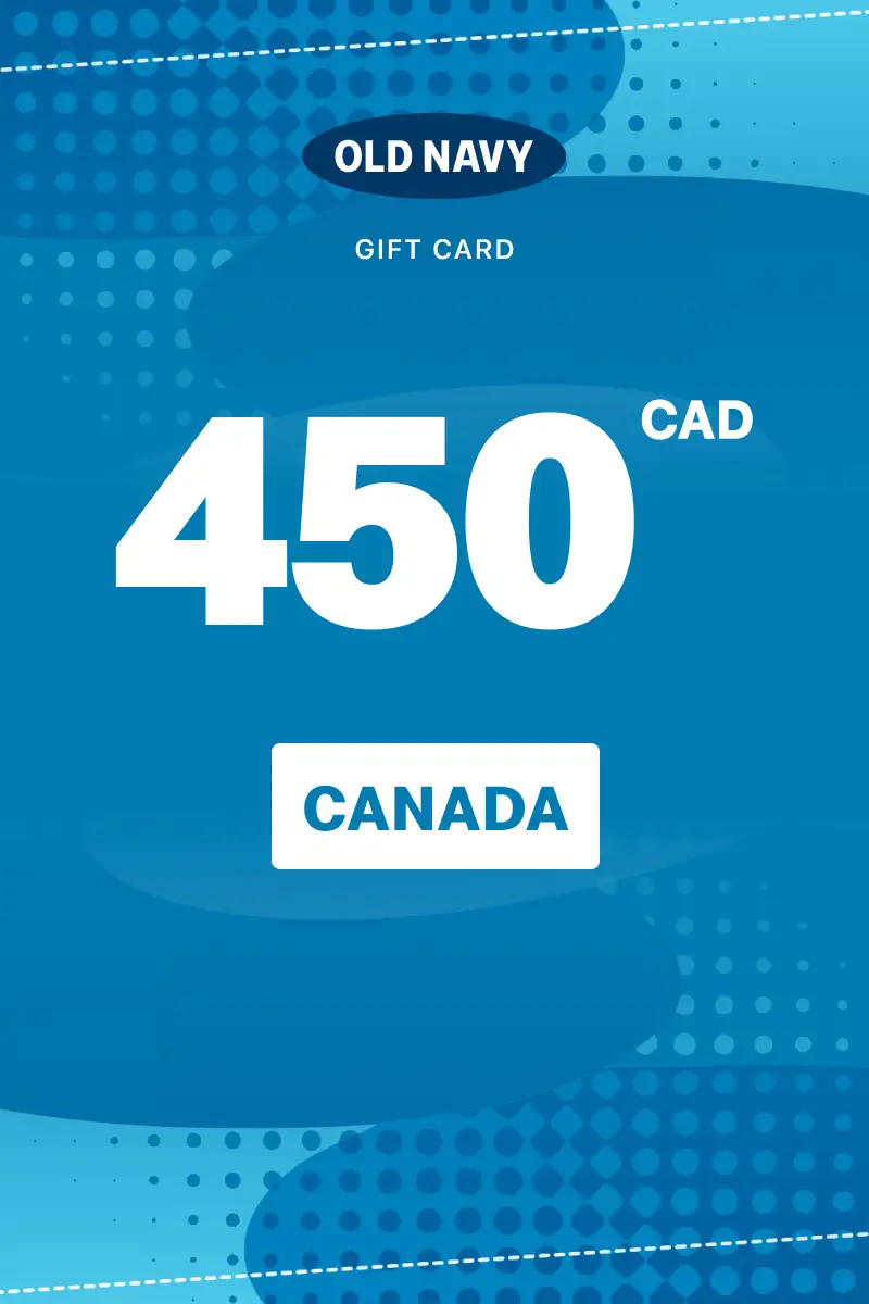 Old Navy 450 CAD Gift Card (Canada) - Digital Key