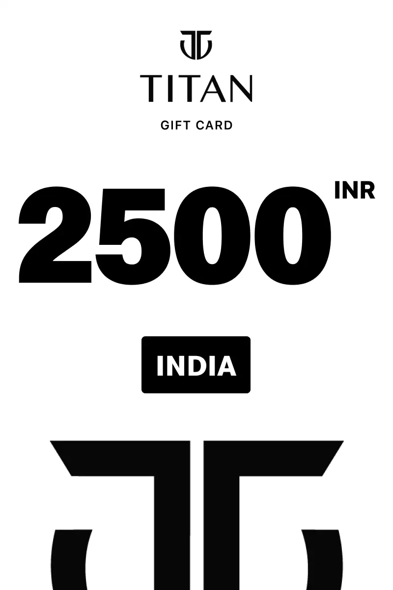 Titan 2500 INR Gift Card (India) - Digital Key