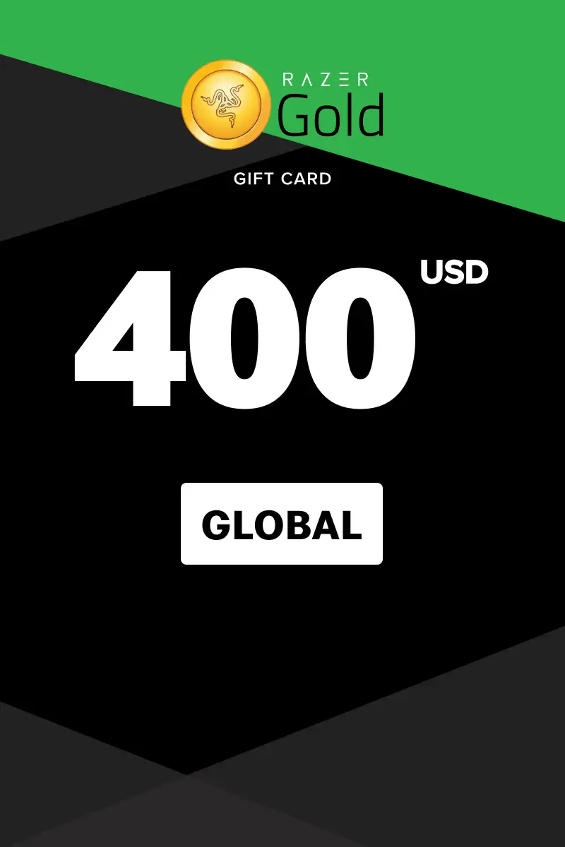 Razer Gold 400 USD Gift Card (Global) - Digital Key