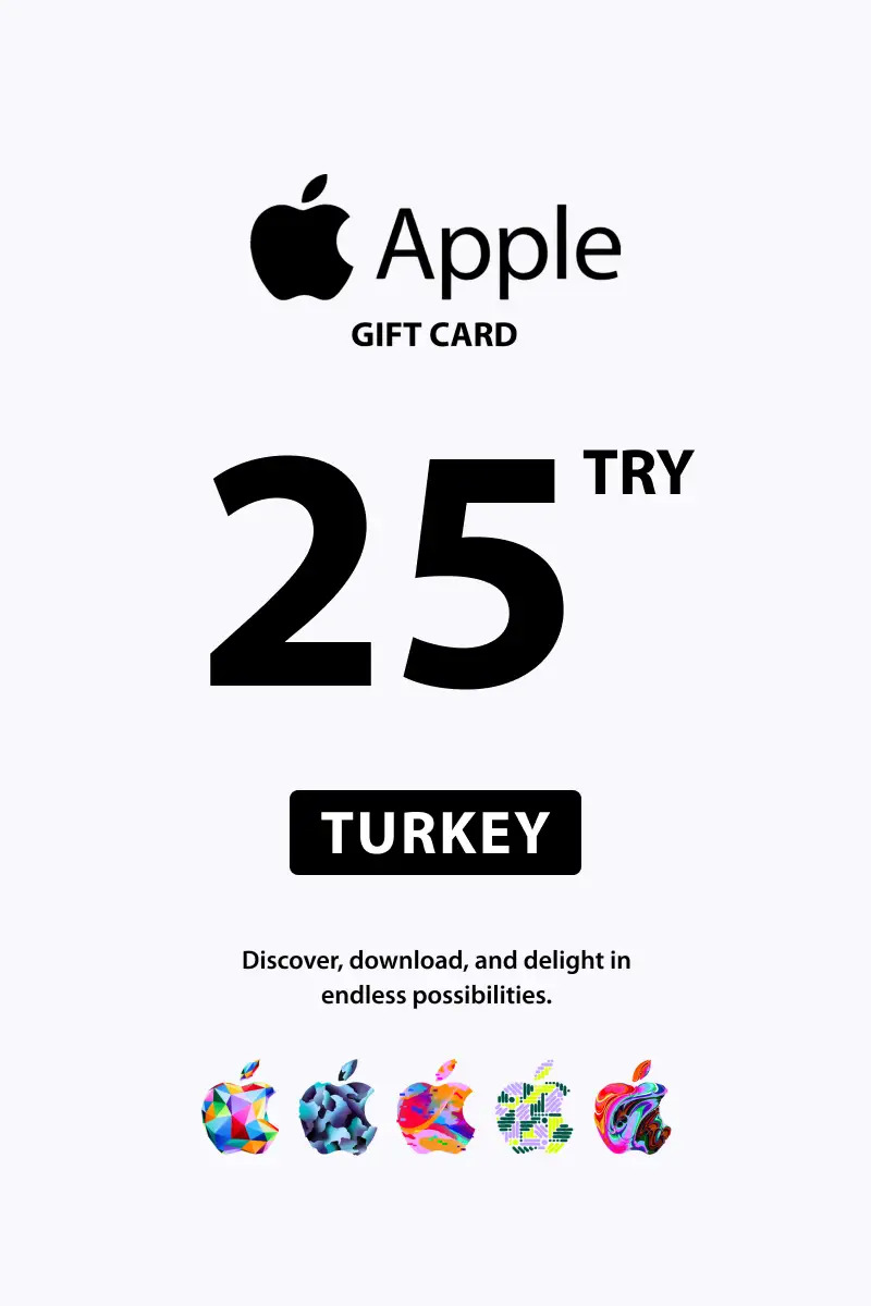 Apple 25 TRY Gift Card (Turkey) - Digital Key