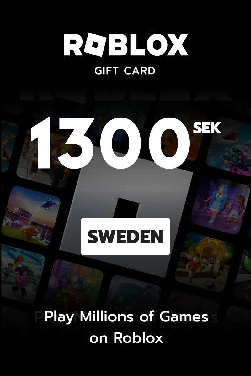 Roblox 1300 SEK Gift Card (Sweden) - Digital Key
