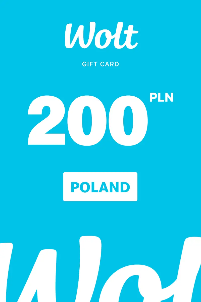 Wolt 200 PLN Gift Card (Poland) - Digital Key