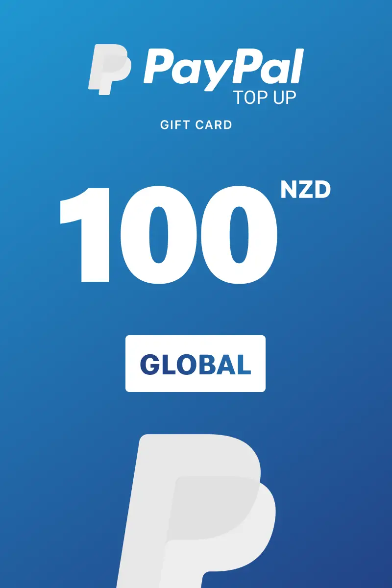 PayPal Instant Top Up 100 NZD Gift Card (Global) - Digital Key