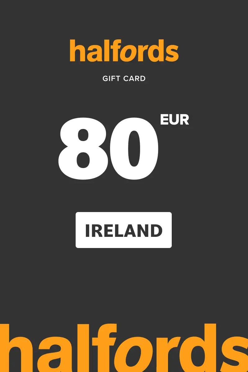 Halfords 80 EUR Gift Card (Ireland) - Digital Key