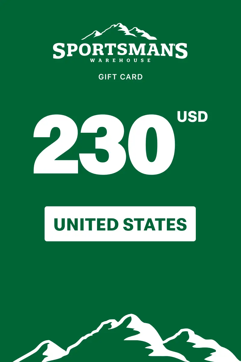 Sportsman's Warehouse 230 USD Gift Card (United States) - Digital Key