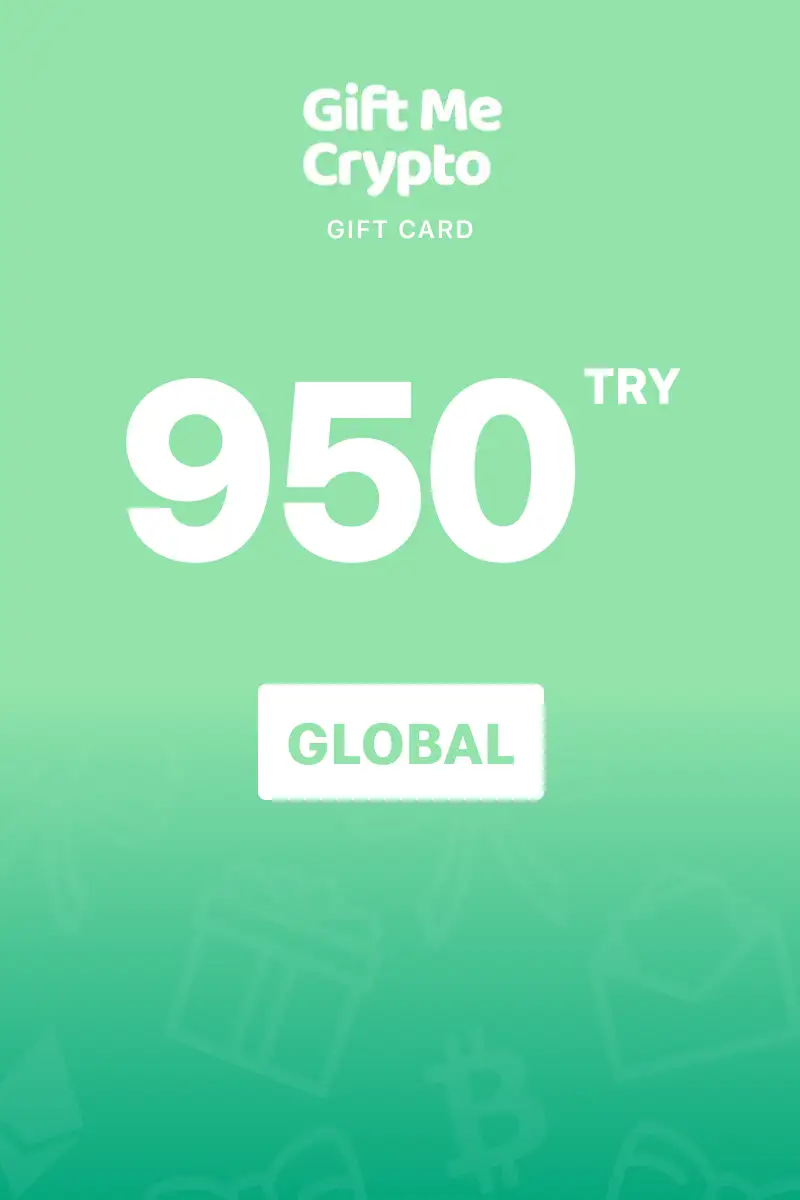 Gift Me Crypto 950 TRY Gift Card (Global) - Digital Key