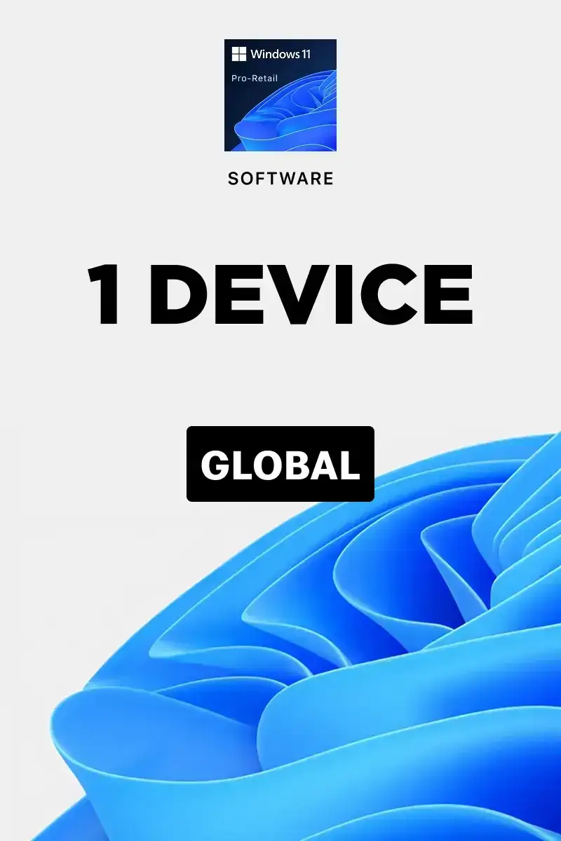 Windows 11 Pro Retail (Global) (PC) 1 Device - Digital Key