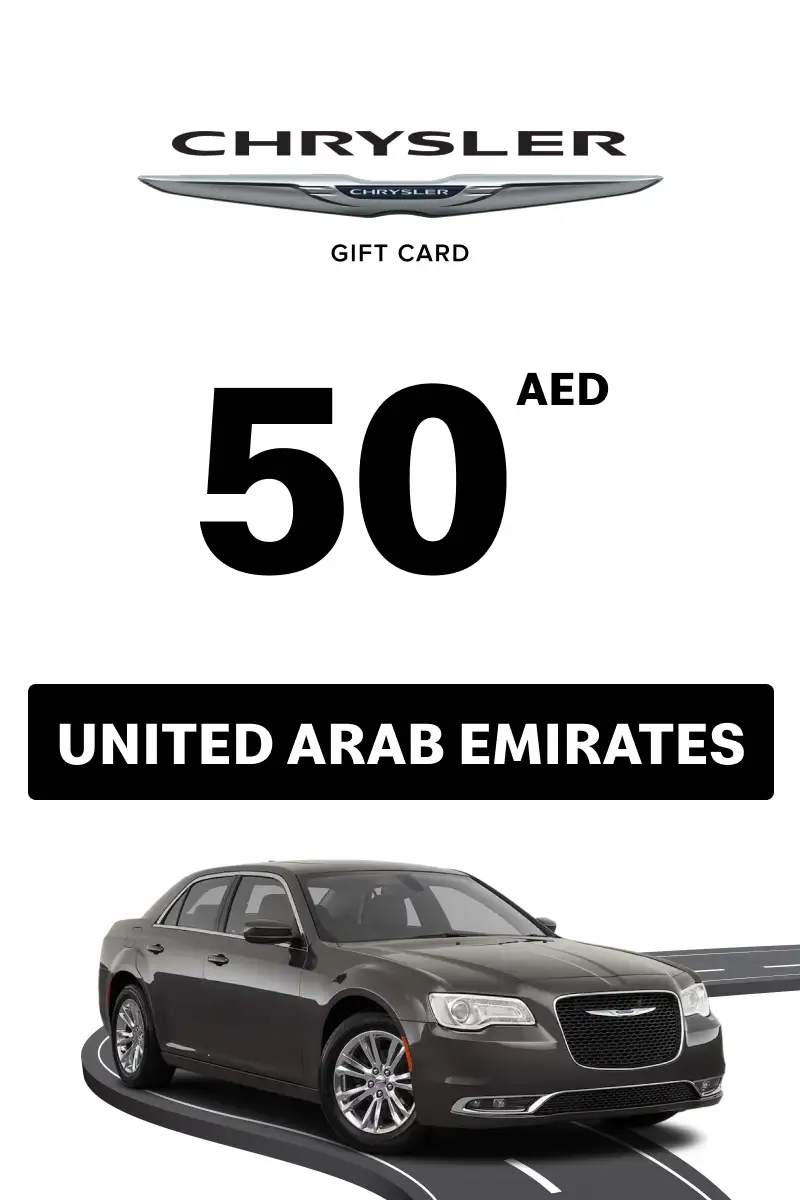 Chrysler 50 AED Gift Card (United Arab Emirates) - Digital Key