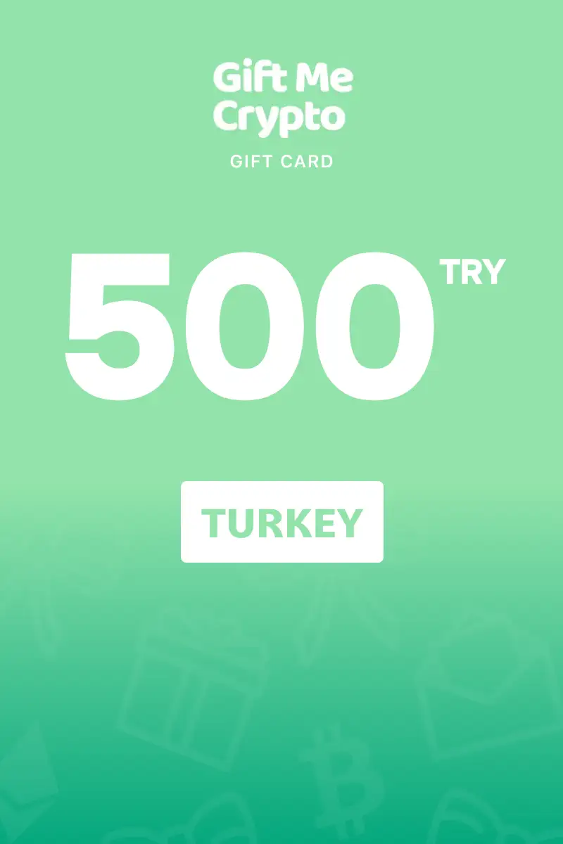Gift Me Crypto 500 TRY Gift Card (Turkey) - Digital Key
