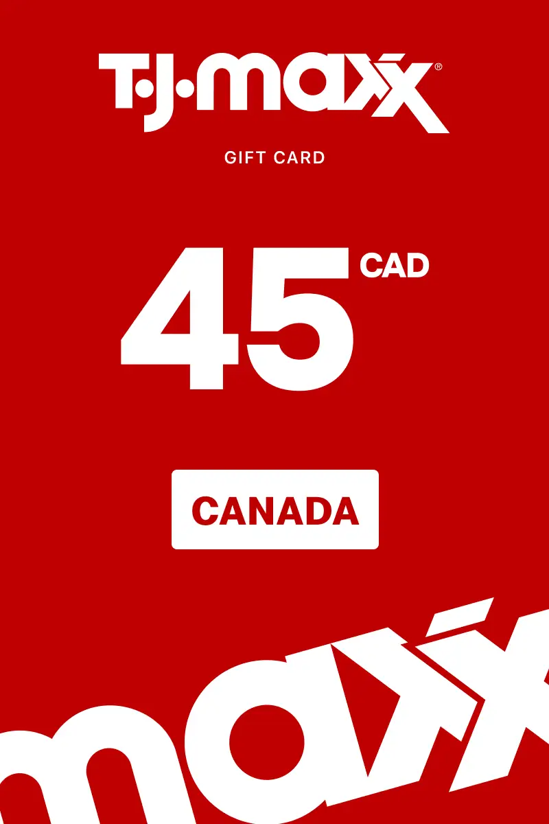 TJX 45 CAD Gift Card (Canada) - Digital Key