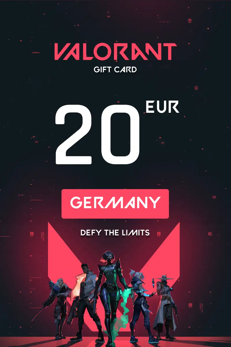 Valorant 20 EUR Gift Card (Germany) - Digital Key